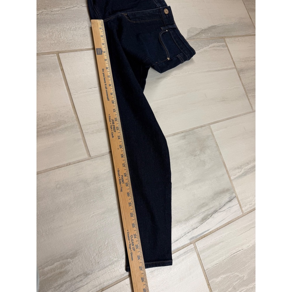 White House Black Market Womens High Rise Skinny Ankle Sculpt Jeans Dark Wash 6 - Picture 7 of 8